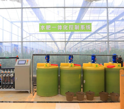 金海湖新區(qū)，智能溫室大棚采用華勝物聯(lián)網(wǎng)水肥一體化設(shè)備實(shí)現(xiàn)智能化灌溉